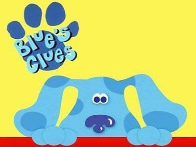 blue's clues with paw logo